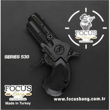 530 Focus Bang Oyuncak Tabanca Series 530 Black-Füme-Saten