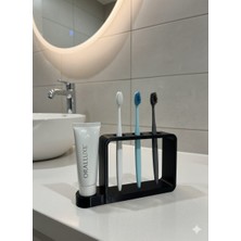 Modern Diş Fırçası ve Diş Macunu Standı - Hijyenik Banyo Organizeri (16.5X10 Cm)
