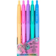 Serve Berry 0.7mm Quick Dry 5'li Pastel Jel Kalem Seti / BRGEL07B