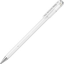 Pentel Hybrid Milky 0.8mm Jel Kalem - Beyaz