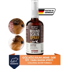 Jorgens Kennel Kemirgen Deri Tüy ve Yara Bakım ve Kaşıntı Spreyi 100 ml Guinea Pig Gine Pig ve Tavşan Için