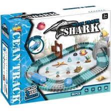 Kiddico Toys Shark Tracks Yol Seti 96 Parça