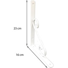 Dua Giyim Ferforje Raf Altı No:3 Beyaz