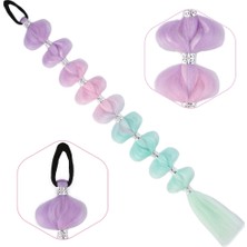 Dua Giyim Örgülü Aksesuarlı Lastikli At Kuyruğu / ACM14