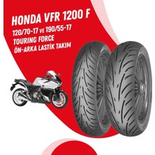 Honda Vfr 1200 F Mitas 120/70-17 + 190/55-17 Tourıng Force Sc Lastik Takımı