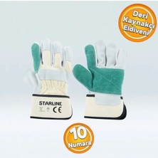 Starline E-051-BY Yarma Deri Kaynakçı Eldiveni 10 Numara Xl 1 Çift