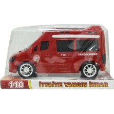 Kiddico Toys Sürtmeli Ambulans Minibüs