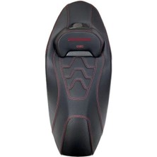 Tuğra GT Honda Pcx 2021 - 2025 Uyumlu Spor Bel Destekli Kırmızı Koltuk Sele(Gogo)