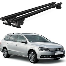 Today Auto Volkswagen Passat Variant B7 (2010-2014) Uyumlu Siyah Ara Atkı Port Bagaj Tavan Barı