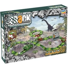 Kiddico Toys Dinosaur Tracks 288 Parça Dinozor Temalı Hareketli Raylar Full Set Dinozor Arabalı