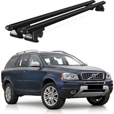 Today Auto Volvo XC90 Suv (2003-2015) Uyumlu Siyah Ara Atkı Port Bagaj Tavan Barı