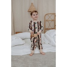 Oh La La Koala Kazak Baskılı Color Shapes Çocuk Pijama Seti
