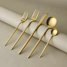 Karaca Orion Matte Gold 30 Parça 6 Kişiik Çatal Kaşık Bıçak Seti