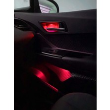 Kapı Ambiyans Ledi Kırmızı 4'lü