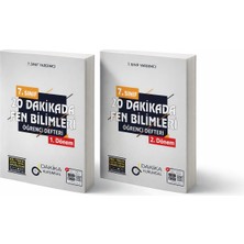 Dakika Yayınları 7. Sınıf 20 Dakikada Fen Bilimleri Öğrenci Defteri 1. ve 2. Dönem Seti | Günlük Tekrar, Konu Pekiştirme, Yazılı Hazırlık Defteri