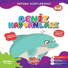 Hayvan Dostlarımız - Deniz Hayvanları Seviye 4 (5-6 Yaş)