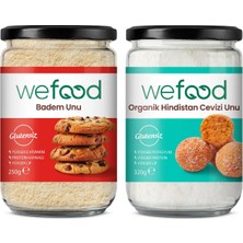 Wefood Badem Unu 250 gr + Organik Hindistan Cevizi Unu 320 gr 8681749104482