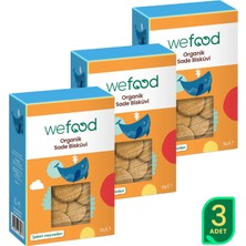 Wefood Kids Organik Sade Bisküvi 50 gr (Tereyağlı) 3'lü 8683347032754