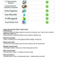 Tattoo Gerçekçi Dragon  Model Geçici Kol Bacak Geçici Sticker Yapıştırma Dövme