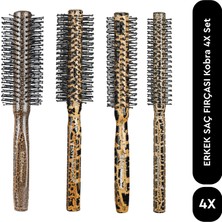 Elsa Professional 4'lü Kobra Erkek Saç Fırçası Seti