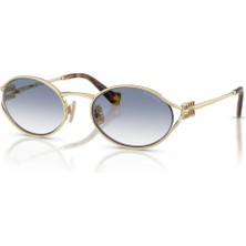 52YS ZVN80O 54-21-125 Miu Miu Yuvarlak Kadın Güneş Gözlüğü