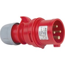 Mete Enerji 16A Cee Norm Düz Fiş Ip44 3P+E Vidalı