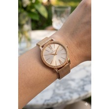 Essence 32 mm Çelik Kasa Rose Gold Çelik Kordon Kadın Kol Saati