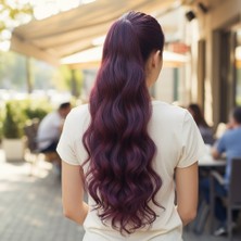 Tokalı Dalgalı At Kuyruğu / Koyu Kızıl