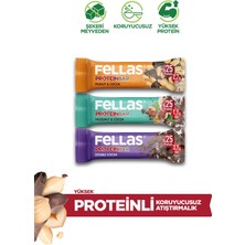 Fellas Protein Bar (32 g) Karma Kutu - 12 Adet (3 Çeşit)