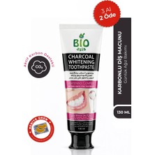 Bio Asia Karbon Diş Macunu – Beyazlatıcı Etki, Doğal Aktif Karbon Temizliği 130 ml