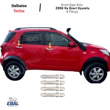 Ebal Oto Daihatsu Terios Krom Kapı Kolu 4 Kapı 2006 Üzeri Paslanmaz Çelik