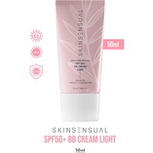 Skin Sensual BB Krem Light 50ml SPF50 PA++++ | Leke Karşıtı, Aydınlık Cilt Görünümü | UVA/UVB Koruma