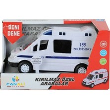 Kiddico Toys Işıklı Sesli Pilli Polis Imdat Ekip Arabası