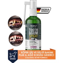 Jorgens Kennel Köpek Ağız ve Diş Bakım Spreyi 100 ml Ağız Kokusu Giderici Diş Temizleme Plak Tartar Diş Eti Desteği