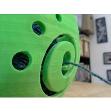 Talaşoğlu Örgü Ip Sarma Kasesi - Petg Dayanıklı Malzeme - Dekoratif Iplik Tutucu Kap - [renk Seçenekleri]