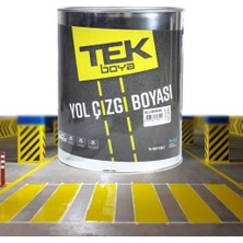 Tek Boya Yol Çizgi Asfalt Boyası 3 kg Sarı