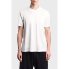 Emporio Armani Pamuk Karışımlı Regular Fit Bisiklet Yaka T Shirt Erkek T Shirt EM005491 AF24839 U0003