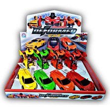 Kiddico Toys Sürtmeli Robota Dönüşen Araba (1 Adet) 811A*8