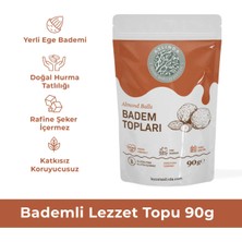 Aslında Badem Topları 90 G – Doğal Atıştırmalık