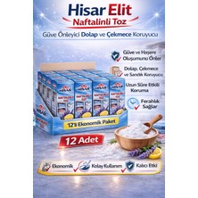 Dukkanıum Hisar Elit Naftalinli Toz Güve Önleyici Dolap ve Çekmece Koruyucu 12 Adet