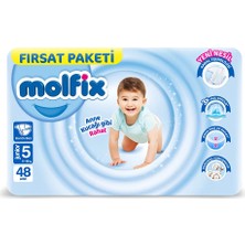 AyrStore Bebek Bezi Fırsat Paketi 5 Beden 11-18 kg 48 Adet
