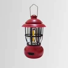 Madfox Atmosphere Glamping Kamp Lambası 250 Lümen Kırmızı