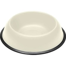 Ferplast Mira 80 Çelik Mama Kabı - Beyaz (2,5lt)