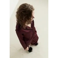 Espuar Kadın Biye Detaylı Saten Alt Üst Düğmeli Uzun Kollu Pijama Takımı 455
