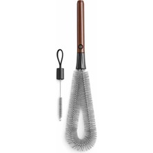 Busstier 2’li Blender Temizleme Fırçası Seti Saplı Detay Temizlik Fırçası Termos Kahve Makinesi Şişe Fırçası