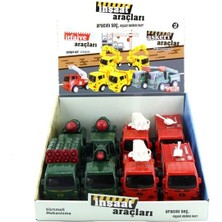 Kiddico Toys Şehrin Sürtmeli Askeri & Itfaiye Araçları Displayde (1 Adet)