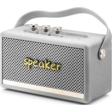 Zemira Home Hadron Kılburn3 Beyaz Bluetooth Nostalji SPEAKER168-103-72MM