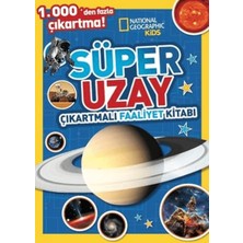 National Geographic Kids Süper Uzay Çıkartmalı Faaliyet Kitabı