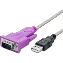 Epilons USB To RS232 Kablo 1.5m Sılver HDX1025