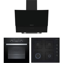 Profilo Star Siyah Ankastre Set